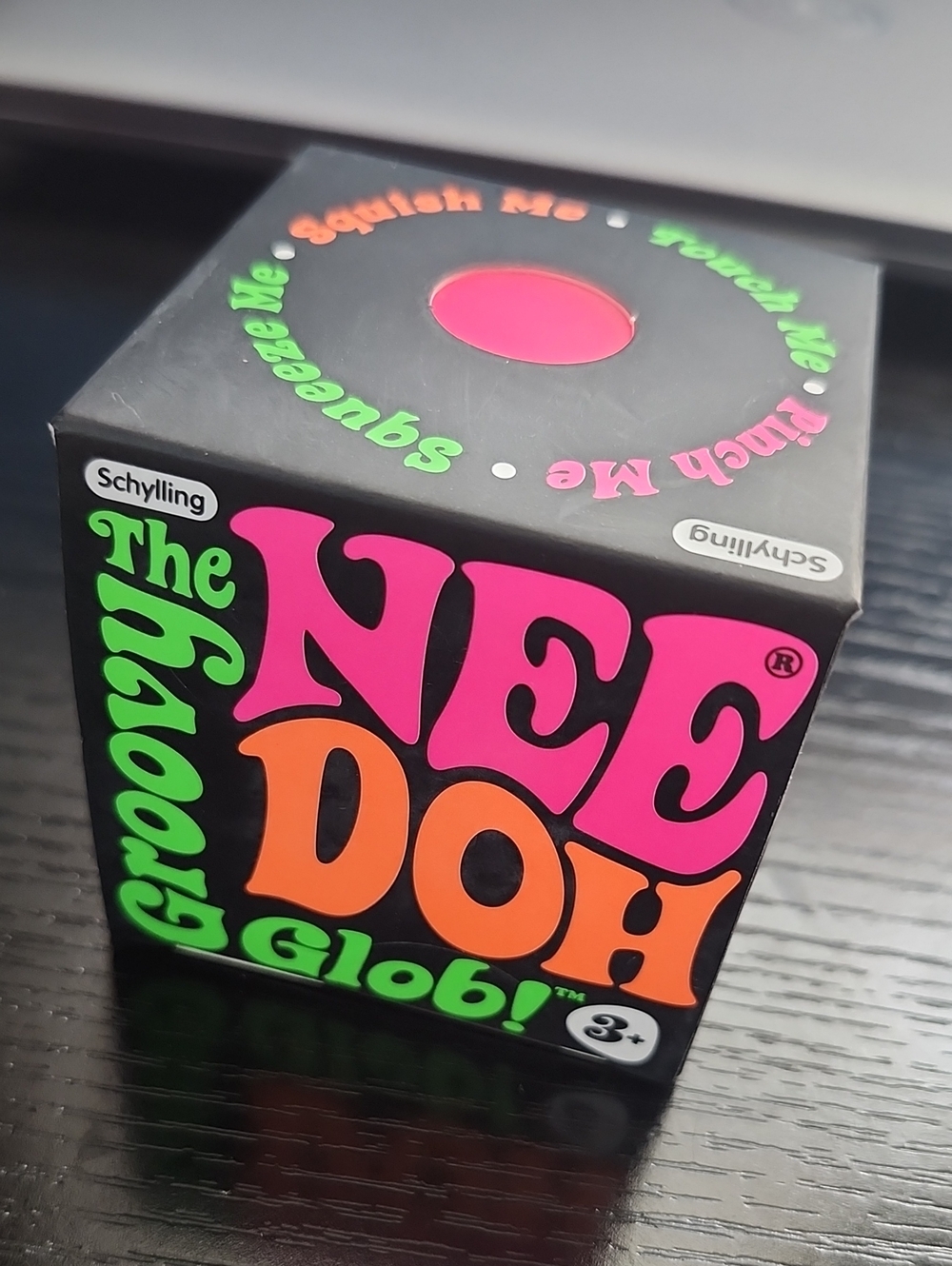 Nee Doh Groovy Glob! Squishy Stress Ball - Pink